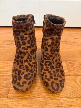Sugar Leopard Ankle Booties